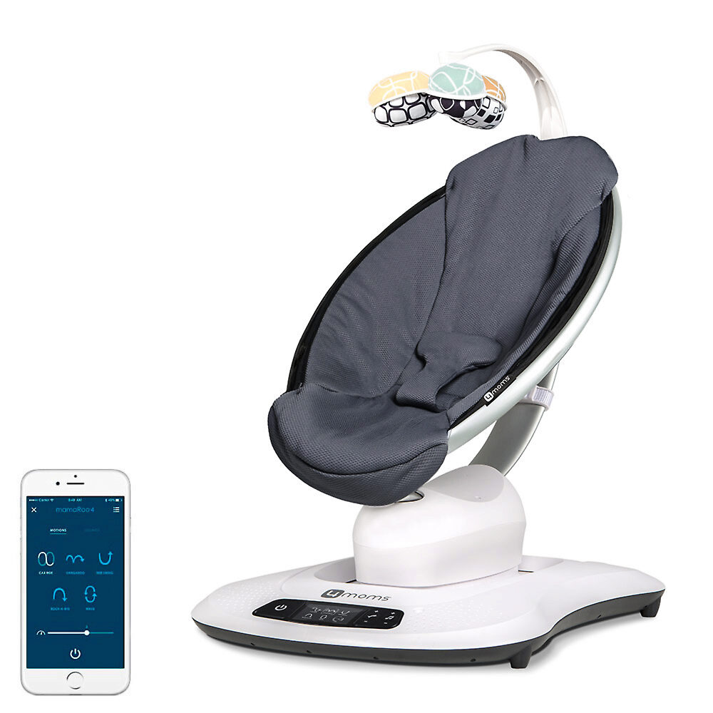 4moms mamaRoo 4 - Графитовый меш (Dark Grey Air Mesh)