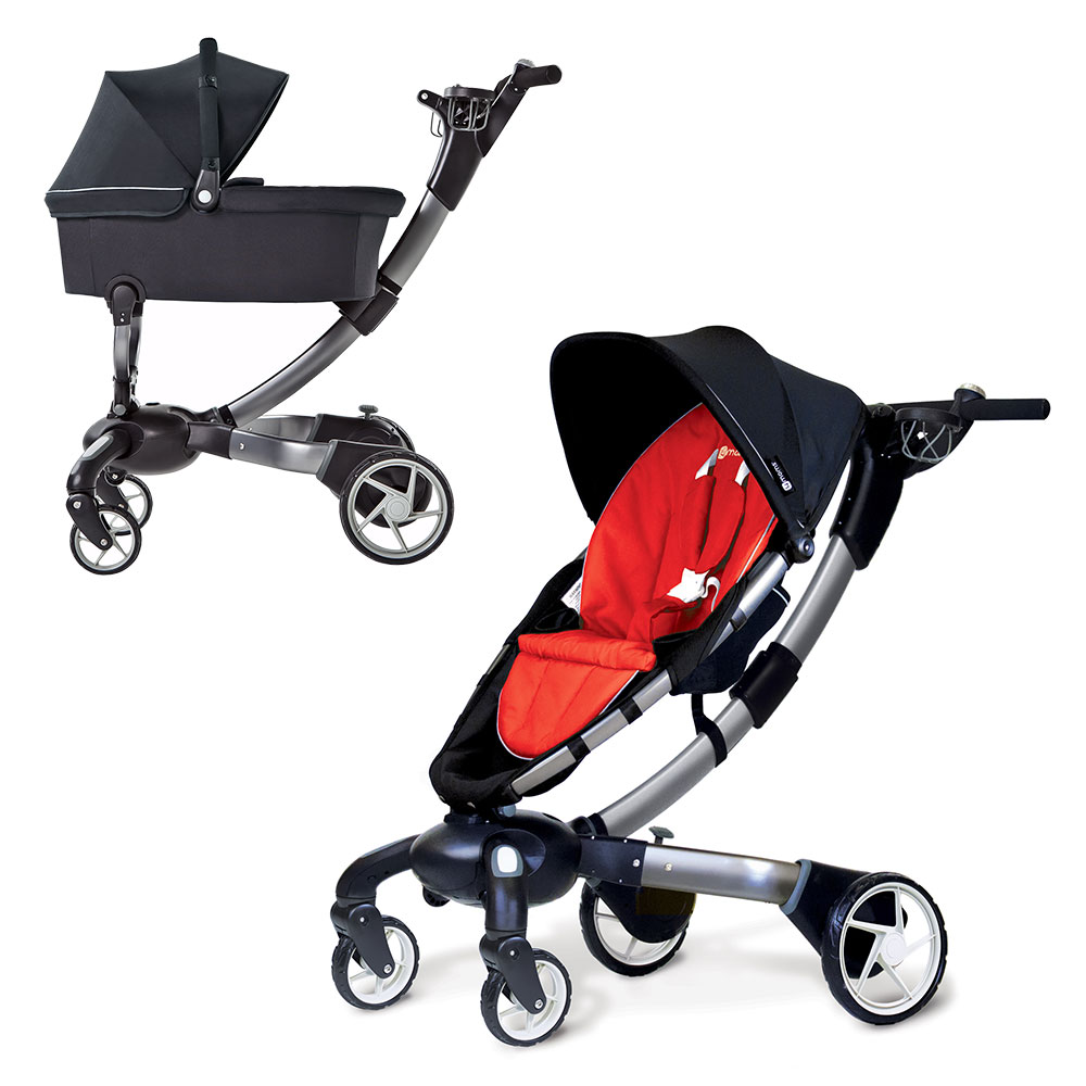 4moms Origami - Красный + Серый (Red / Silver)
