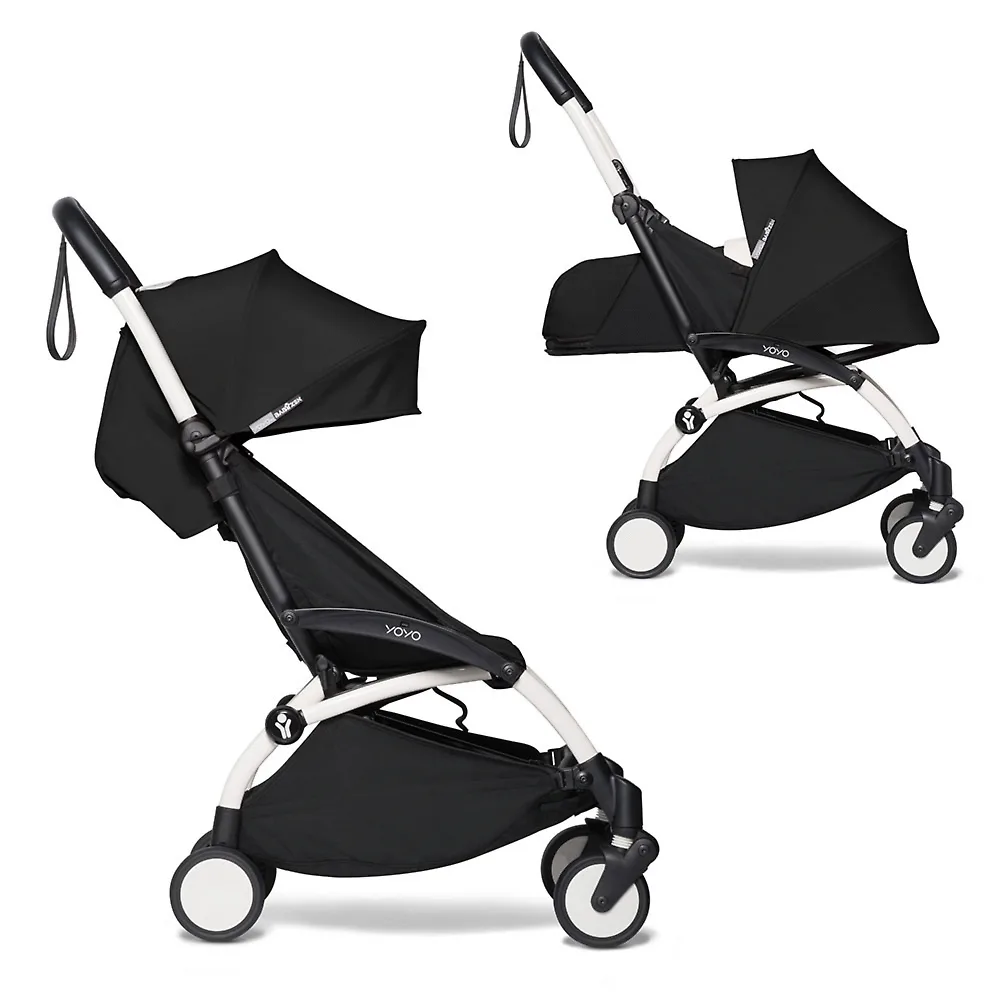 BabyZen YoYo 2 - Чёрный / Белая рама (Black)