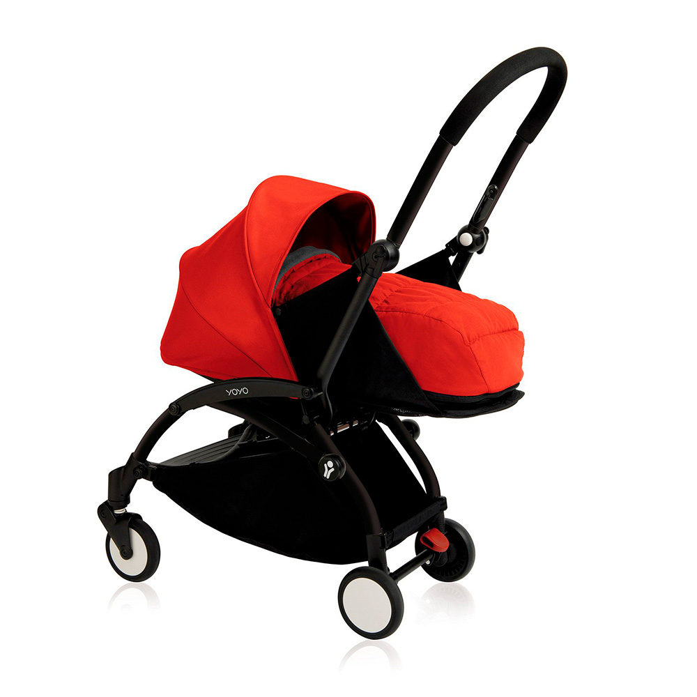 BabyZen YoYo 0+ - Красный / Чёрная рама (Red)