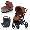 Britax Affinity 2 + Baby-Safe i-Size - Чёрная рама / Коричневый (Wood Brown)