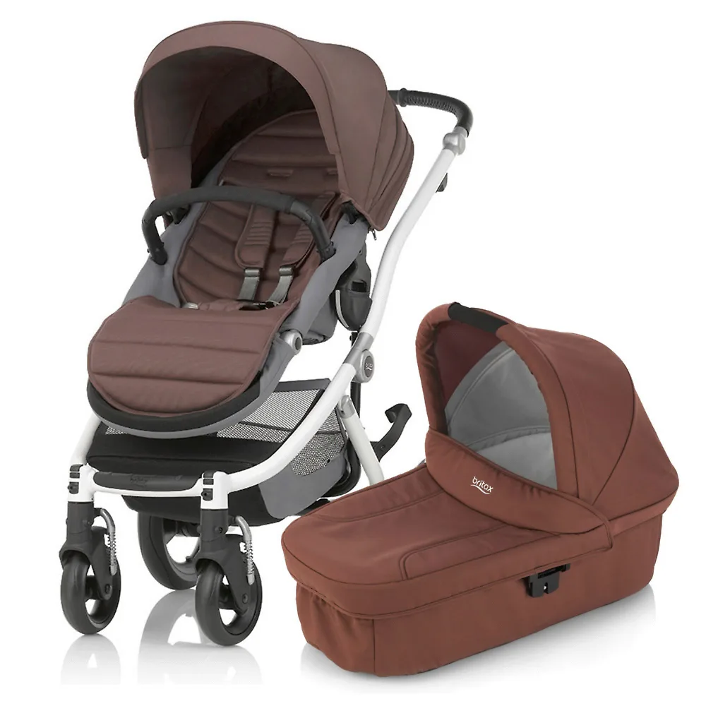 Britax Affinity 2 - Белая рама / Коричневый (Fossil Brown / Wood Brown)