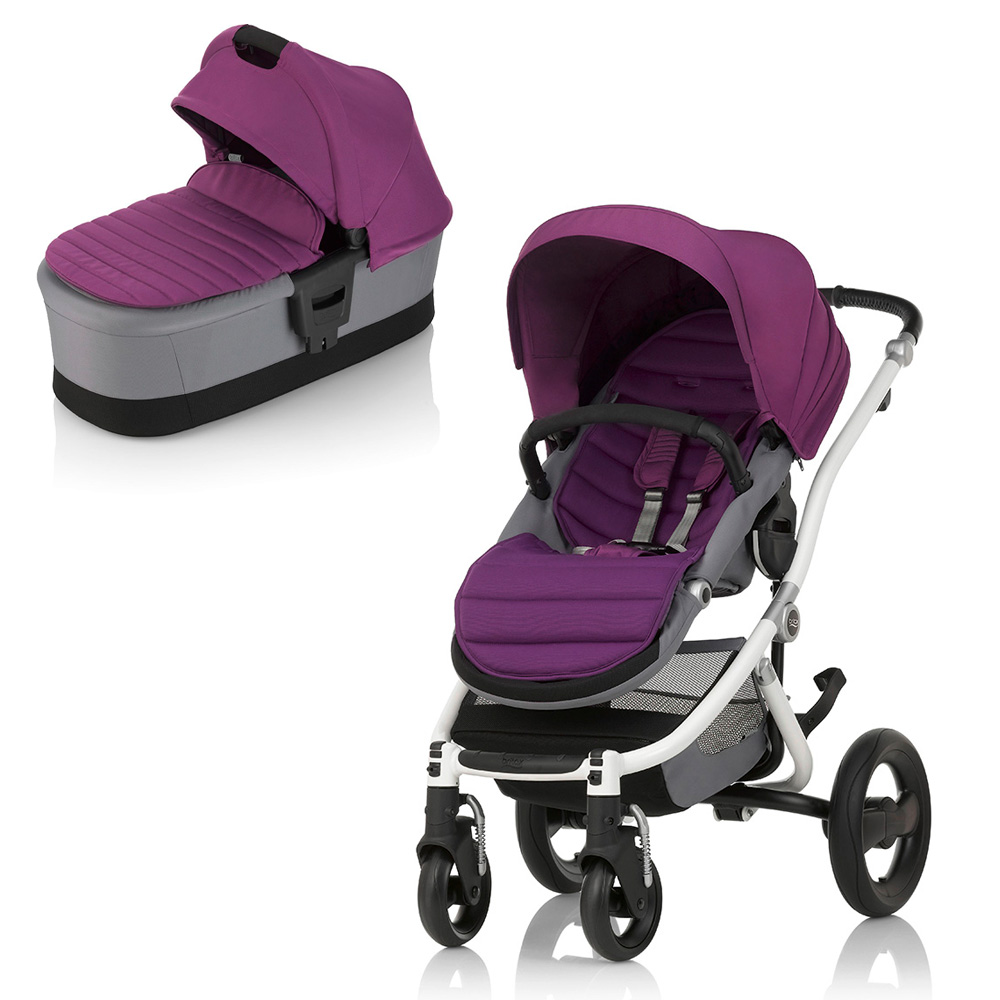 Britax Affinity 2 - Белая рама / Тёмно-фиолетовый (Mineral Purple)