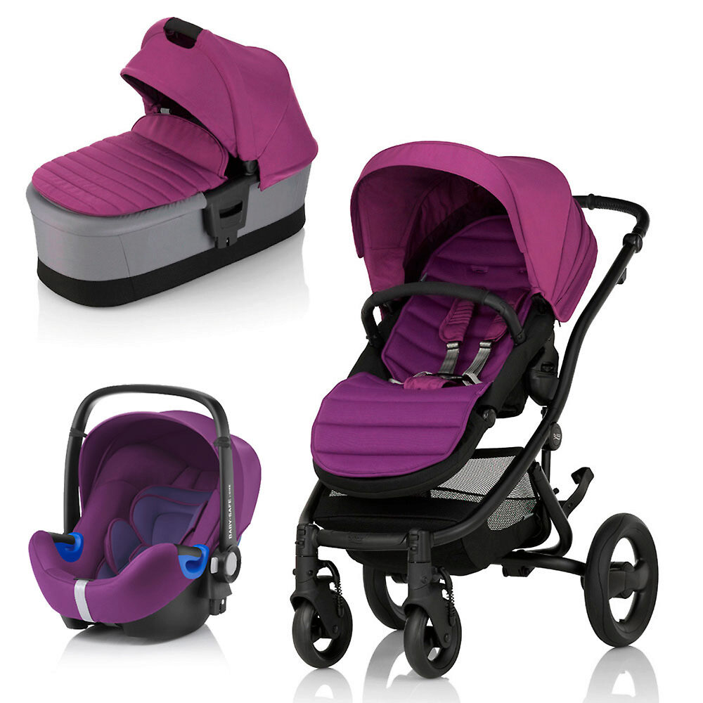 Britax Affinity 2 + Baby-Safe i-Size - Чёрная рама / Тёмно-фиолетовый (Mineral Lilac / Mineral Purple)