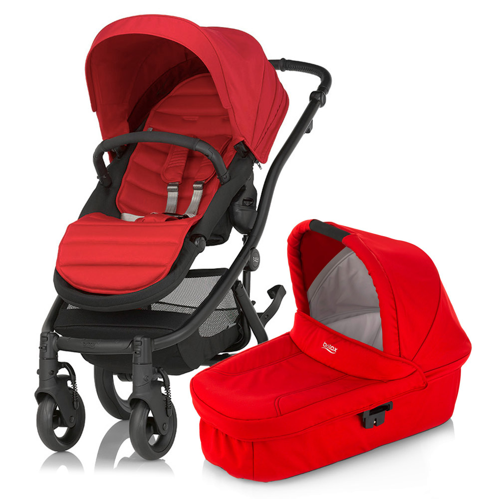 Britax Affinity 2 - Чёрная рама / Красный (Chili Pepper / Flame Red)