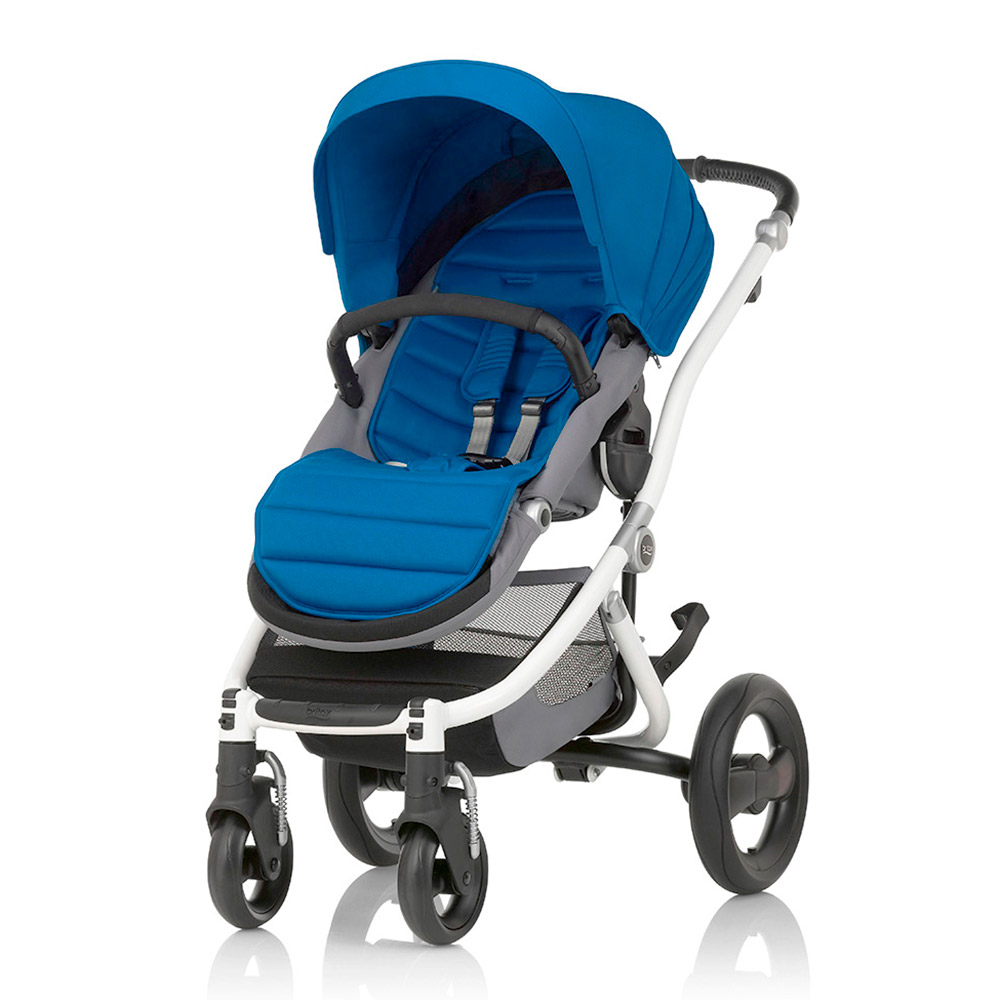 Britax Affinity 2 - Белая рама / Синий (Blue Sky)