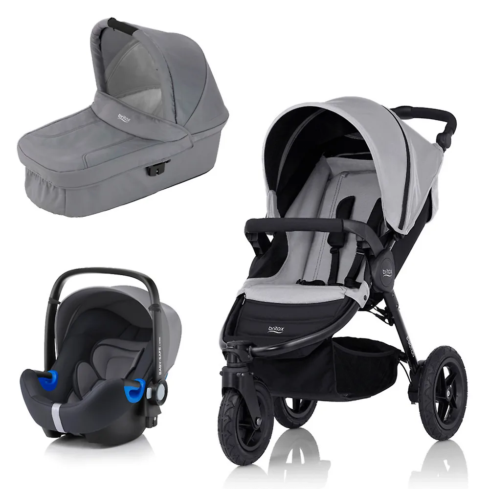 Britax B-Motion 3 + Baby Safe i-Size - Серый (Steel Grey)