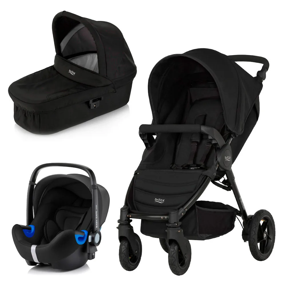 Britax B-Motion 4 + Baby Safe i-Size - Чёрный (Cosmos Black)