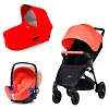 Britax B-Motion 4 Plus + Baby Safe i-Size - Коралловый (Coral Peach / Olive Denim)