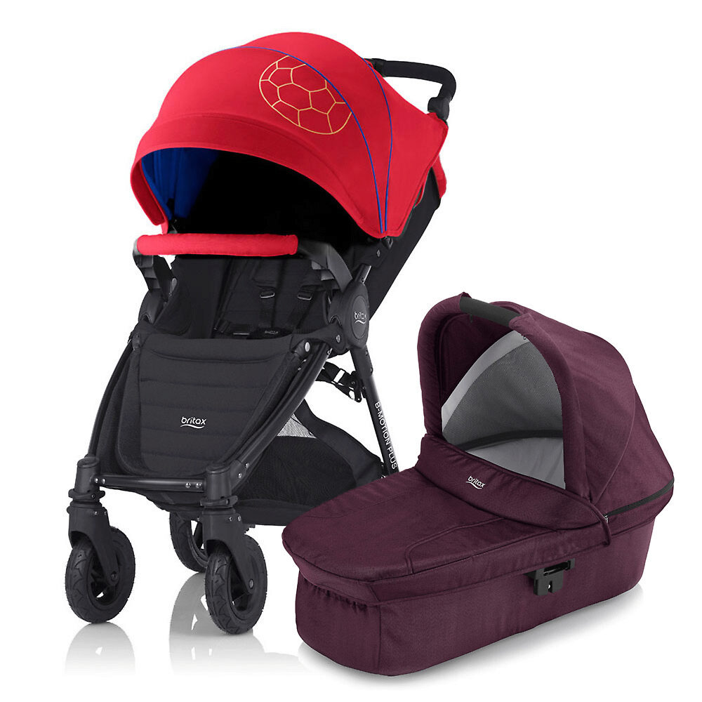 Britax B-Motion 4 Plus - Красно-синий (Football Limited Edition / Wine Red Denim)