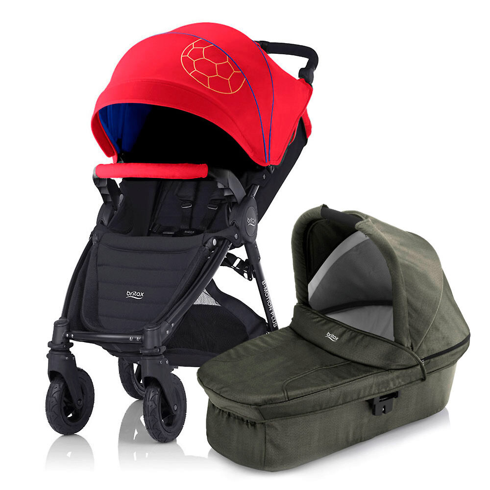 Britax Römer B-Motion 4 Plus - Красно-синий (Football Limited Edition / Olive Denim)