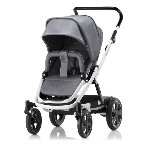 Britax Go Big 2 - Серый / Белая рама (Grey Melange / White)