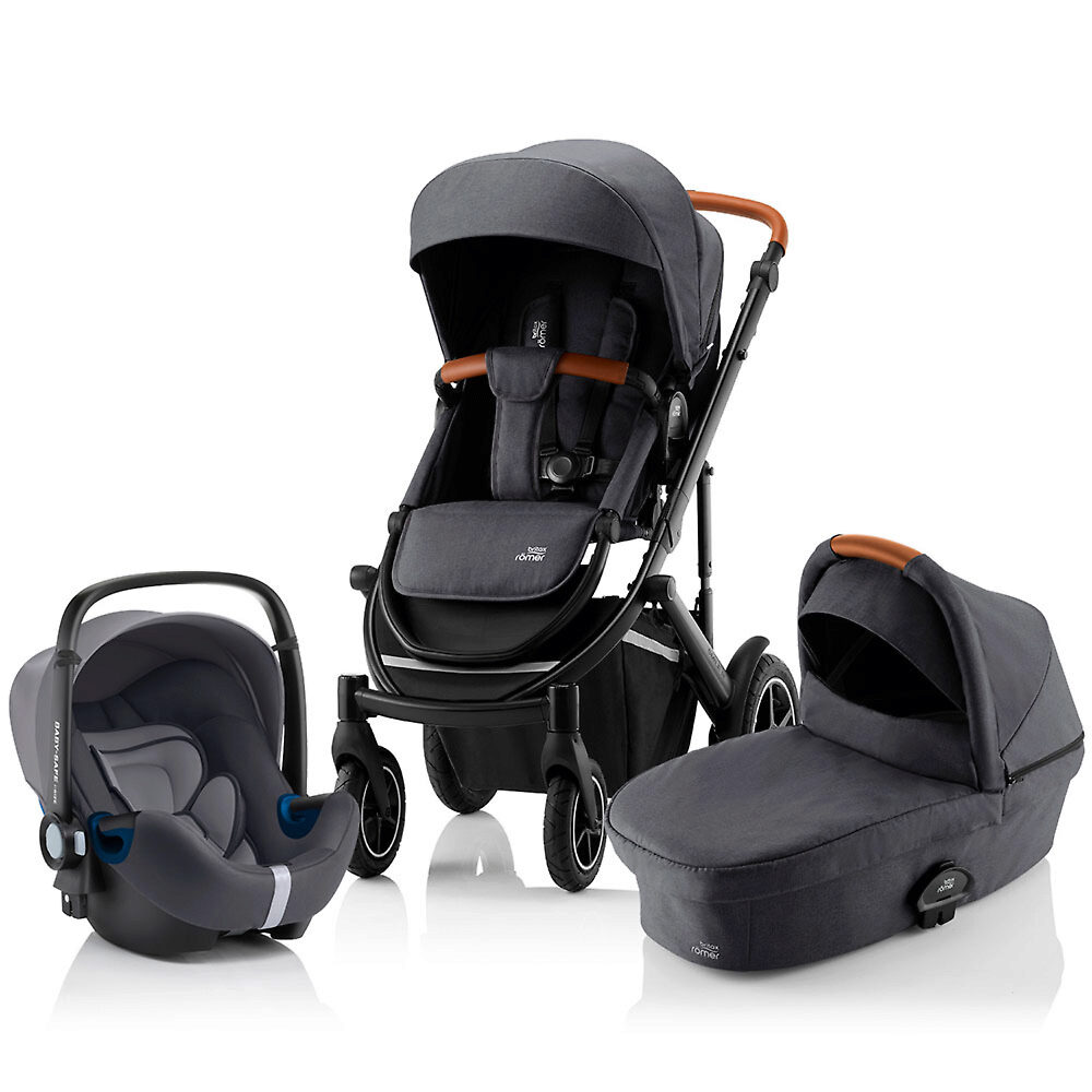 Britax Smile 3 + Baby Safe 2 i-Size - Графитовый (Midnight Grey)