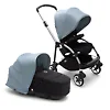 Bugaboo Bee 6 ALU - Чёрный / Голубой (Black / Vapor Blue)