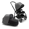 Bugaboo Bee 6 BLACK - Чёрный / Серый меланж (Black / Grey Melange)