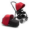Bugaboo Bee 6 BLACK - Чёрный / Красный (Black / Red)