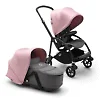 Bugaboo Bee 6 BLACK - Серый меланж / Розовый (Grey Melange / Soft Pink)