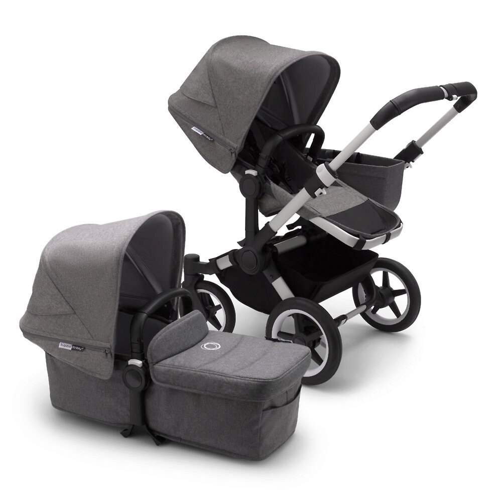 Bugaboo Donkey 3 Mono ALU - Серый Меланж (Grey Melange)