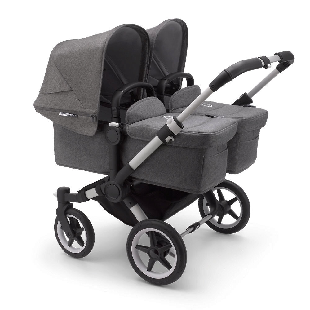Bugaboo Donkey 3 Twin ALU - Серый Меланж (Grey Melange)