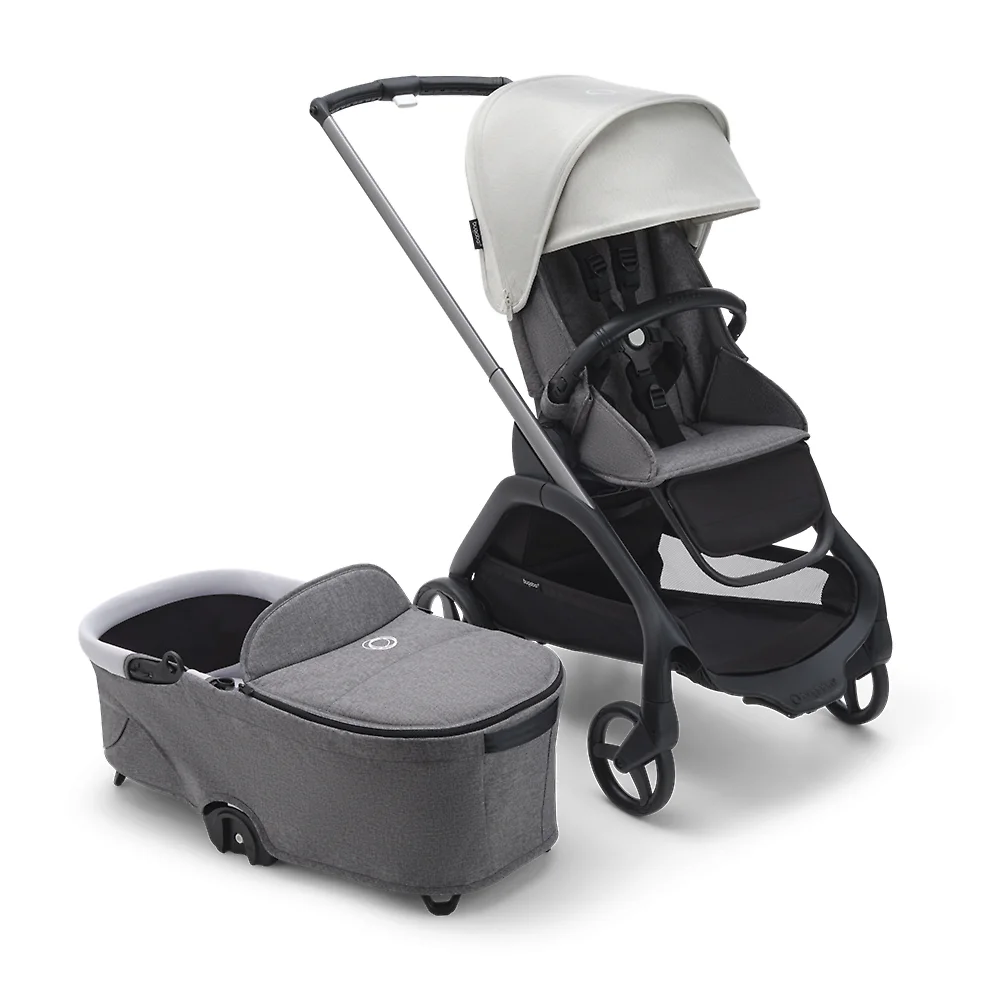 Bugaboo Dragonfly GRAPHITE - Серый меланж / Белый (Grey Melange / Misty White)