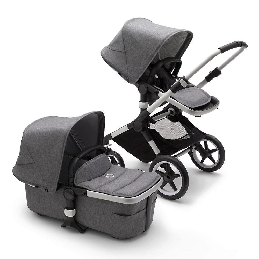 Bugaboo Fox 2 ALU - Серый Меланж (Grey Melange)