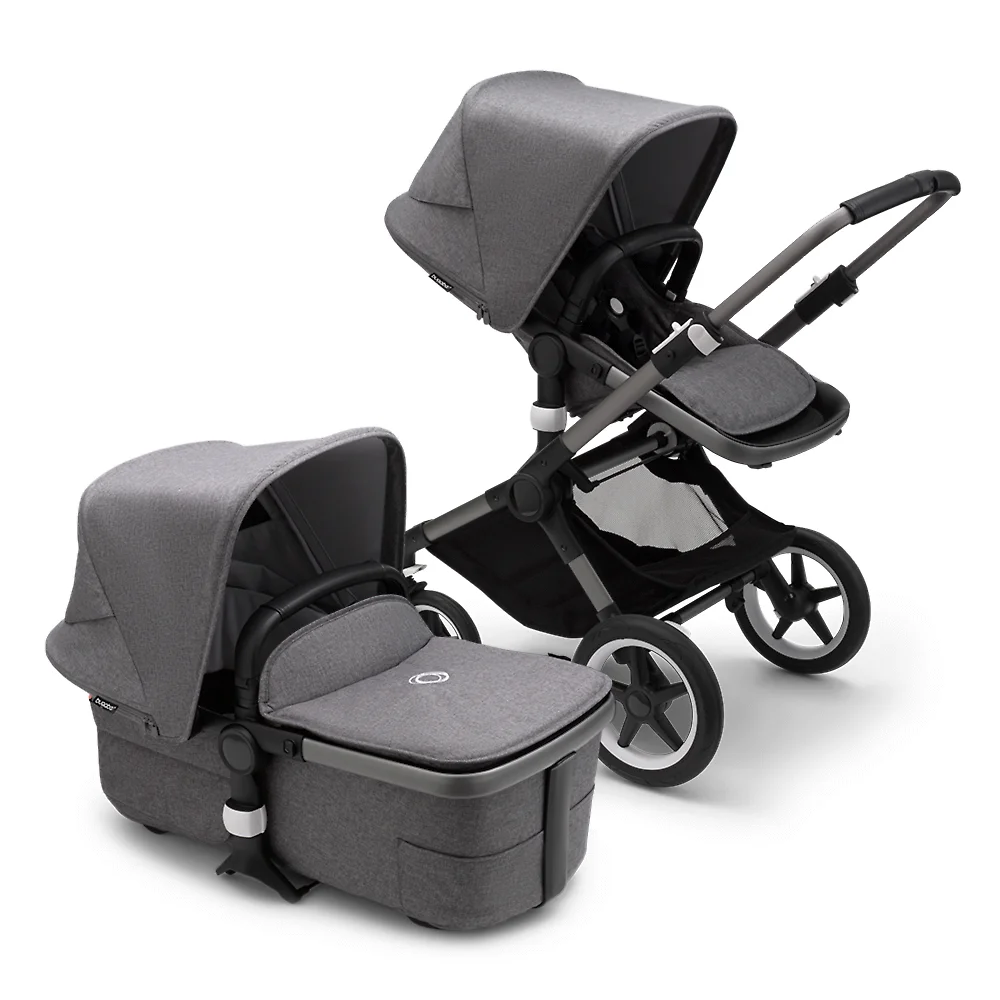 Bugaboo Fox 3 GRAPHITE - Серый меланж (Grey Melange)