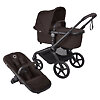 Bugaboo Fox 5 Renew - Чёрная рама / Коричневый (Black / Cocoa Brown)