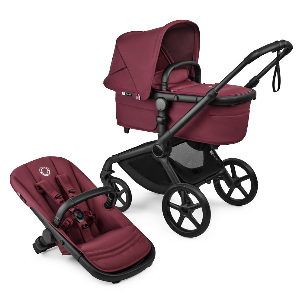 Bugaboo Fox 5 Renew - Вишнёвый / Чёрная рама (Dark Cherry / Black)
