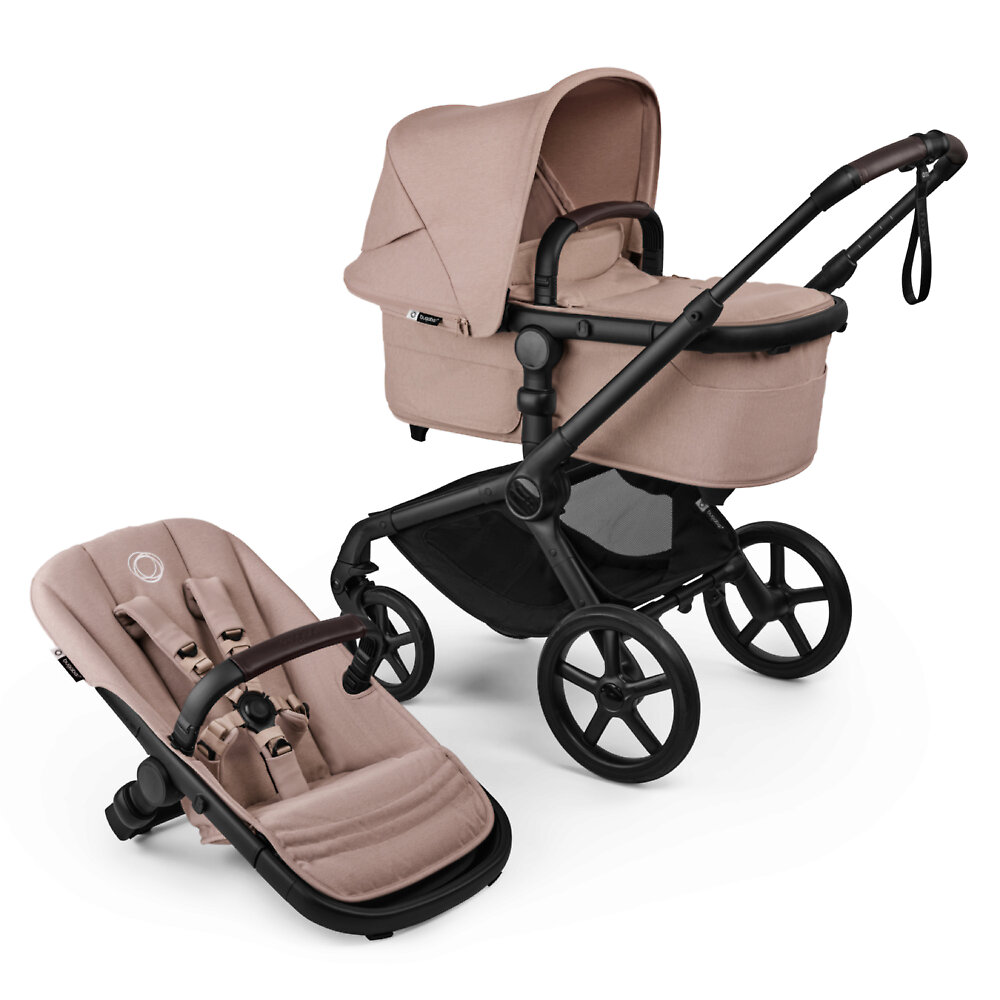 Bugaboo Fox 5 Renew - Бежевый Меланж / Чёрная рама (Desert Taupe Melange / Black)