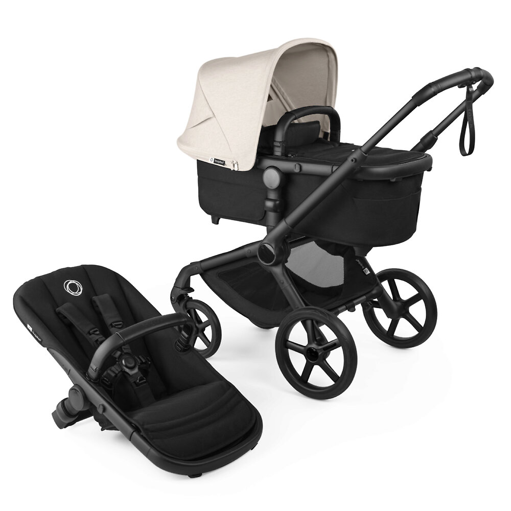 Bugaboo Fox 5 Renew - Белый / Чёрная рама (Misty White / Black)