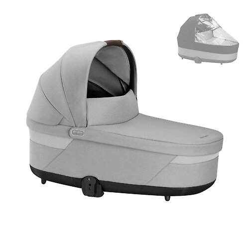 Cybex Cot S Lux - Серый (Lava Grey RC - Дождевик)