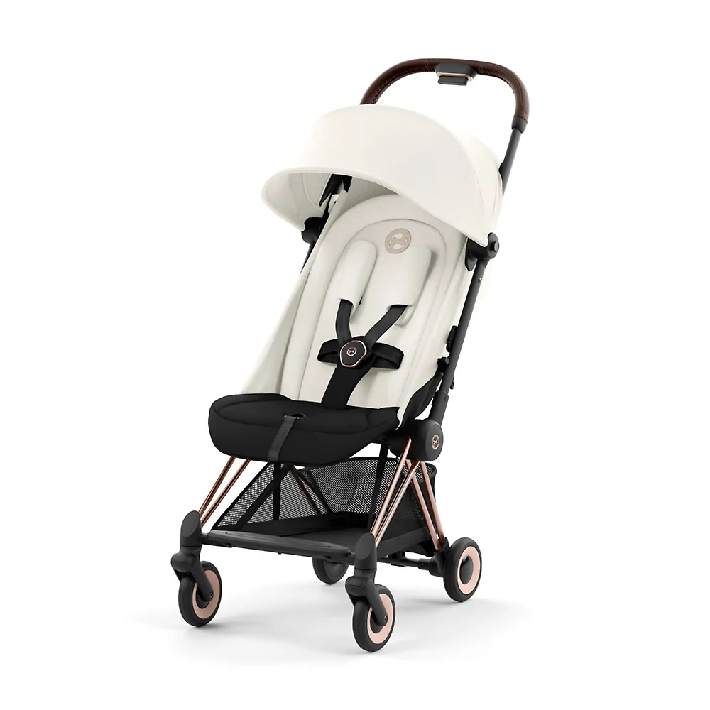 Cybex Coya - Белый / Золотистое шасси (Off White / Rose Gold)