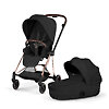 Cybex Mios Style - Чёрный / Золотистое шасси (Sepia Black / Rose Gold)