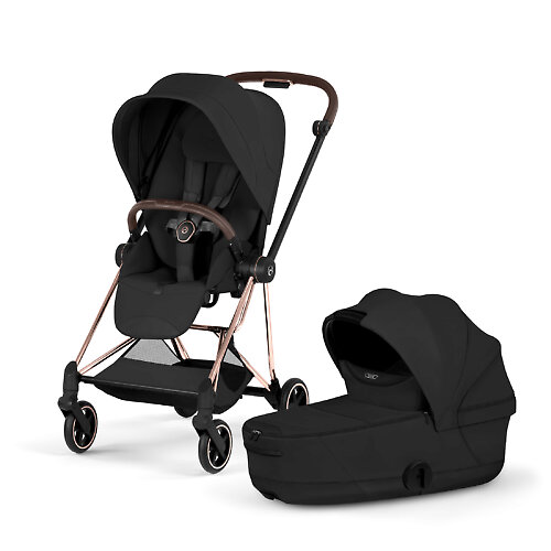 Cybex Mios Style - Чёрный / Золотистое шасси (Sepia Black / Rose Gold)