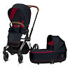 Cybex Priam III Scuderia Ferrari - Серебристое шасси / Черный Феррари (Chrome / FE Ferrari Victory Black)