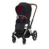 Cybex Priam III Scuderia Ferrari - Серебристое шасси / Чёрный Феррари (Chrome / FE Ferrari Victory Black)