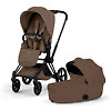 Cybex Priam V Style - Коричневый / Чёрная рама (Coconut Brown / Matt Black)
