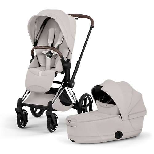 Cybex Priam V Style - Серый / Серебристая рама (City Grey / Chrome Brown)