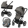 Cybex Talos S Lux + Aton M i-Size - Серый (Soho Grey)
