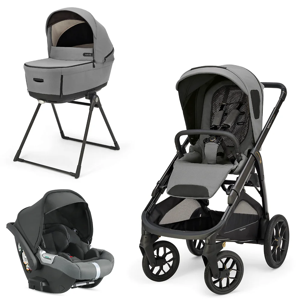 Inglesina Aptica XT New + Darwin Infant i-Size - Серый (Canyon Grey / 2025)