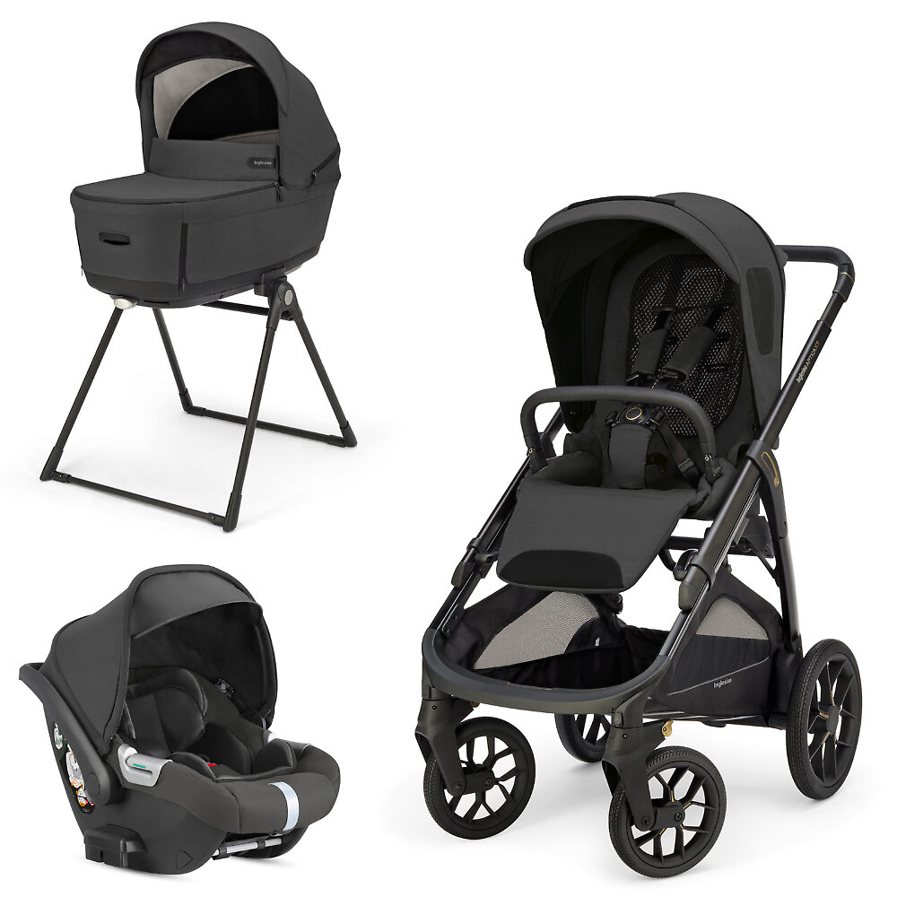 Inglesina Aptica XT New + Darwin Infant i-Size - Графитовый (Magnet Grey / 2025)