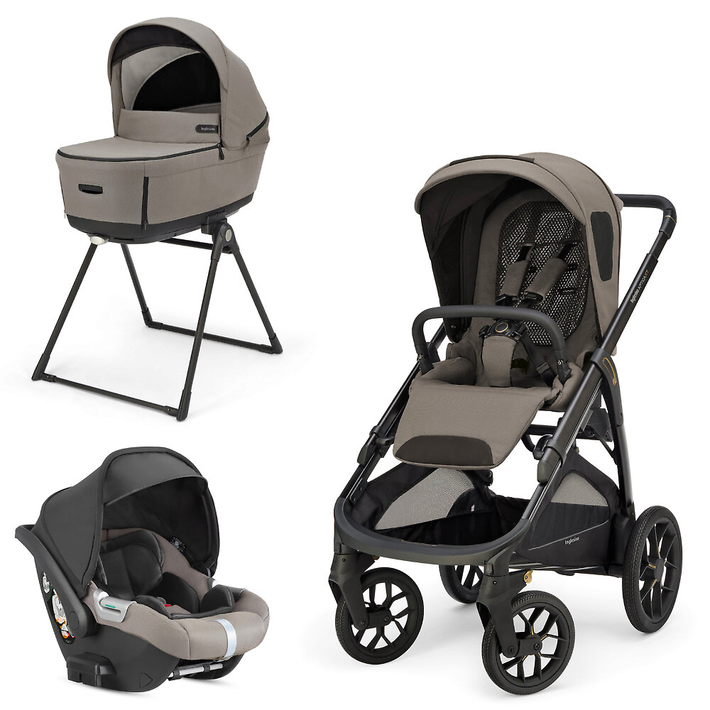 Inglesina Aptica XT New + Darwin Infant i-Size - Песочный (Tundra Beige / 2025)