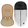 Летний воздухопроницаемый матрасик Mima Cool Seat Pad и утепленный конверт Footmuff (в цвет коляски) (цвет из наличия на складе)