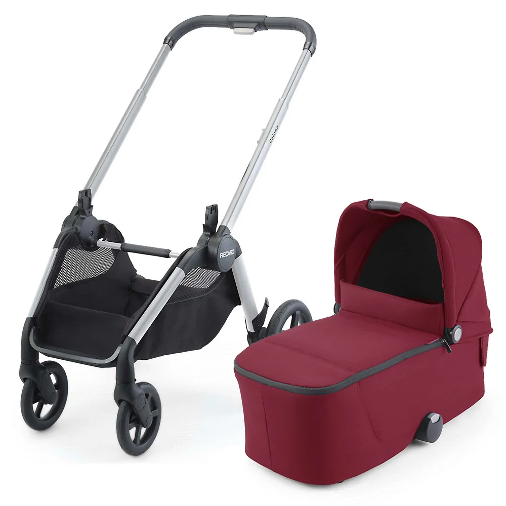 Recaro Celona - Красный / Серебристое шасси (Garnet Red / Silver / Select)