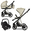 Roan Sol Vintage Luxury 2.0 + Maxi-Cosi Cabriofix i-size - Бежевый (Almond Sugar / Eco)