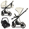 Roan Sol Vintage Luxury 2.0 + Maxi-Cosi Cabriofix i-size - Кремовый (Butter Cream / Eco)