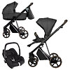 Roan Sol Vintage Luxury 2.0 + Maxi-Cosi Cabriofix i-size - Грифельный (Woodland Gray / Eco)