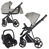 Roan Sol Luxury 2.0 + Maxi-Cosi Cabriofix i-size - Серый (Silk Soft / Silky Wave)