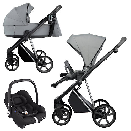 Roan Sol Vintage Luxury 2.0 + Maxi-Cosi Cabriofix i-size - Пепельный (Blue Tea)