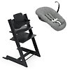 Stokke Tripp Trapp Newborn Complete - Чёрный / Бук (Black BS / Anthracite NS)